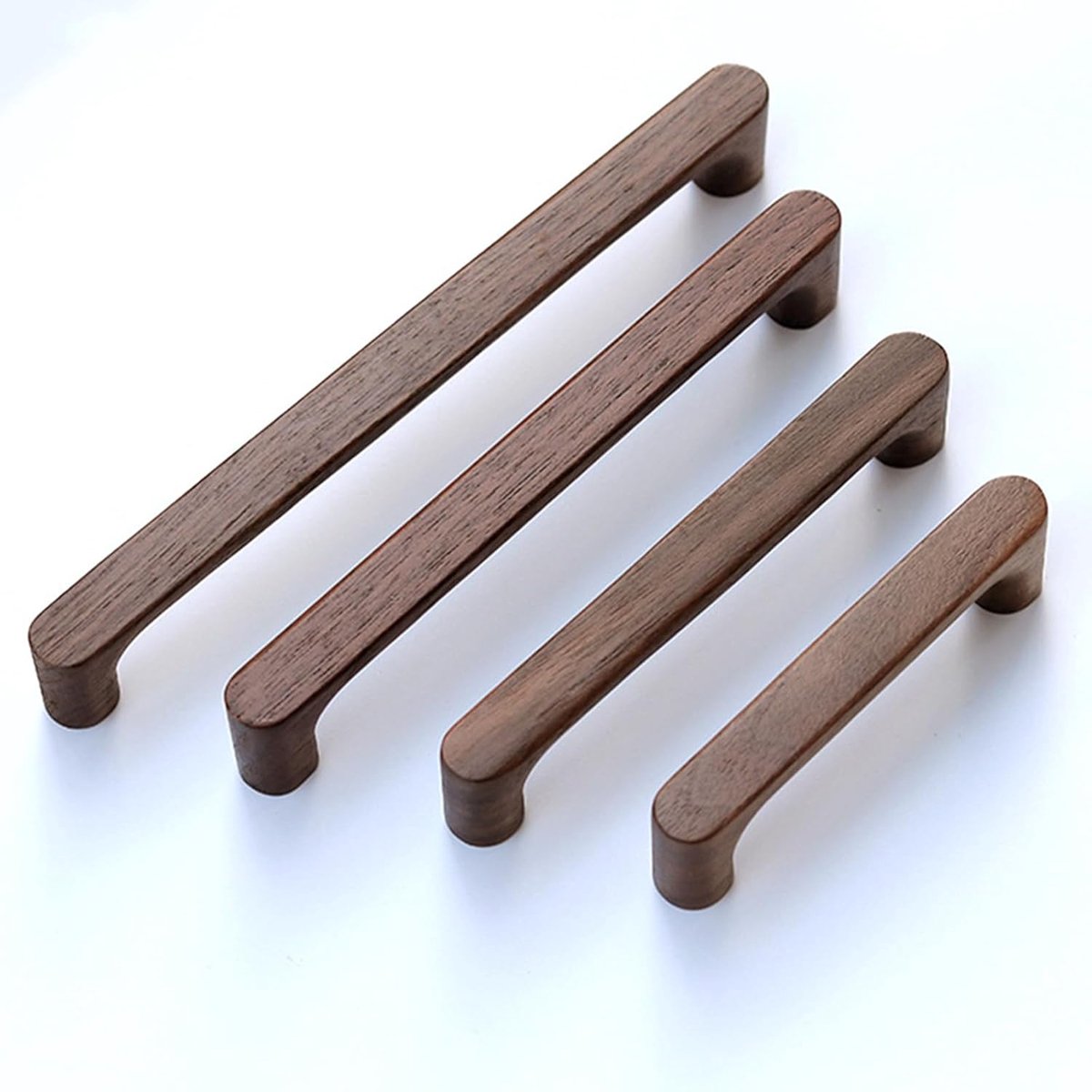 Houtkast Donker Walnoot Originele Houtkleur Eenvoudig en Modern voor Kast, Deur, Lade, Commode (2, 192 mm)