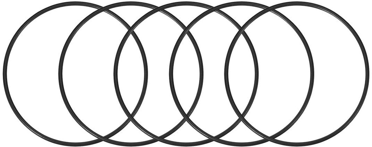 Afdichting nitril rubber 82 mm x 90 mm x 4 mm ring afdichting waterdicht 5 stuks 142mmx150mmx4mm