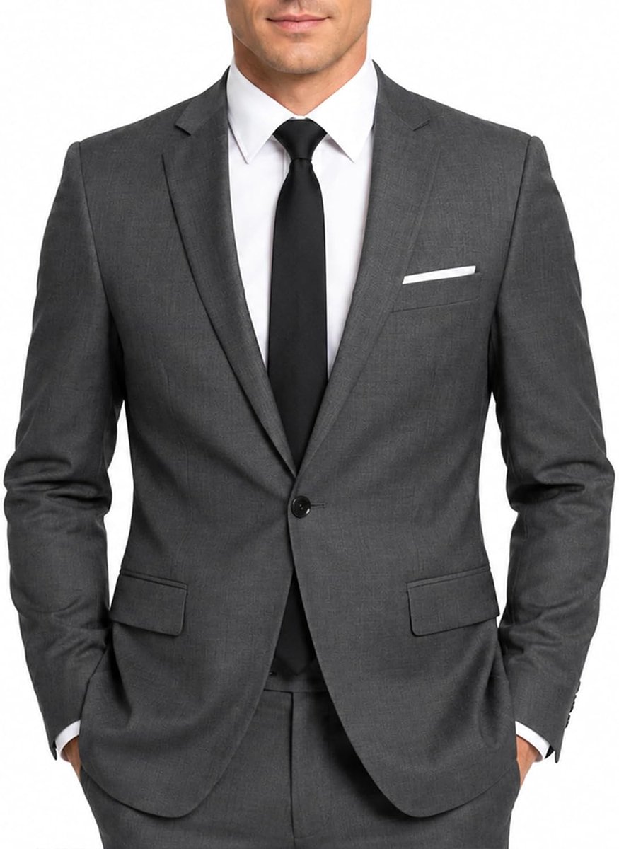 Heren Casual Blazer Slim Fit Formele Zakelijke Pak Jassen Eén Knop Enkele Breasted Smoking Jas Smart Blazer