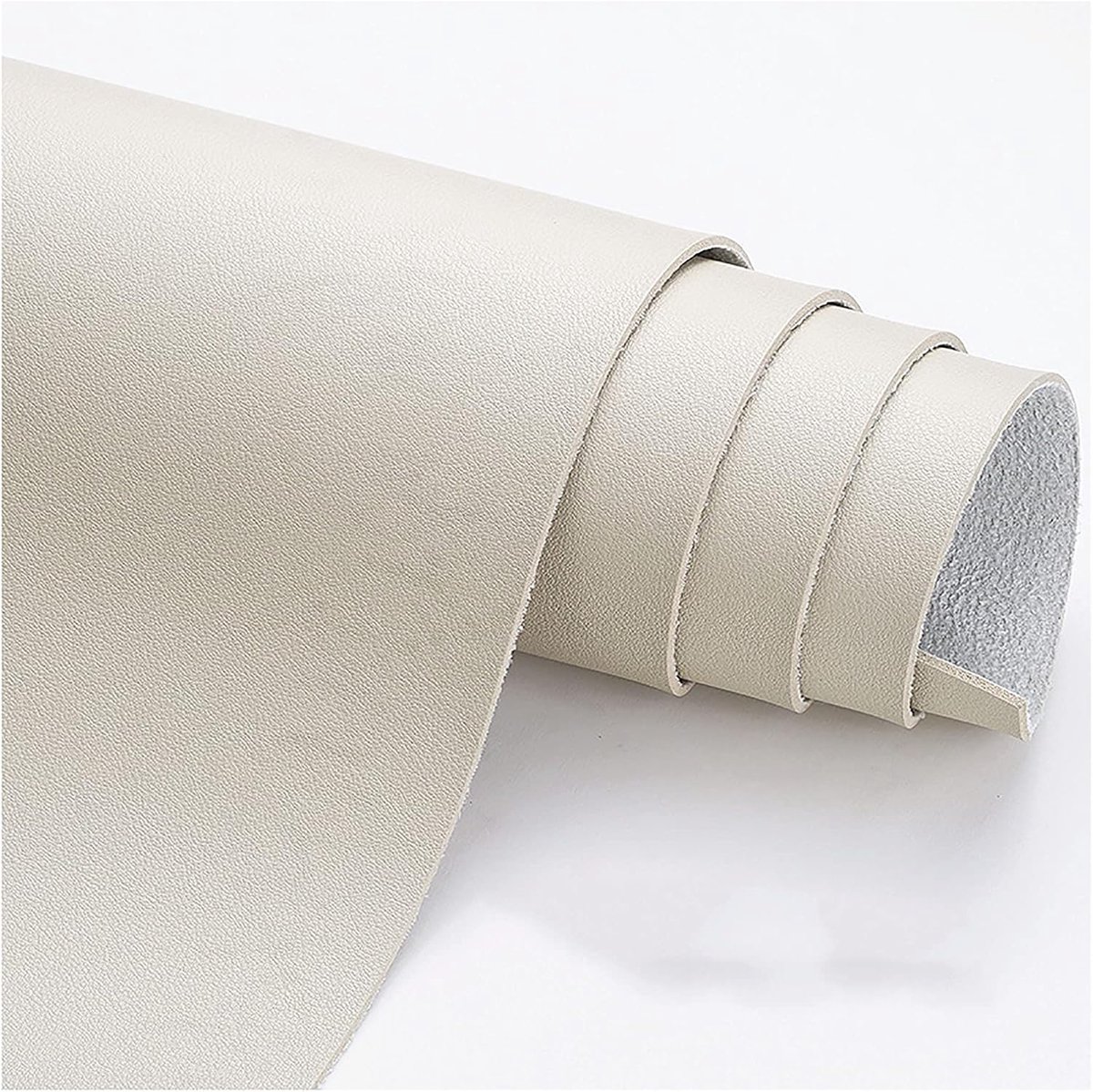 Stof Leer Kunstleer Bekleding Stof leer reparatie voor banken Lederen Reparatie Tassen Textiel Bekleding Decoratie-Licht beige 1.38x5m