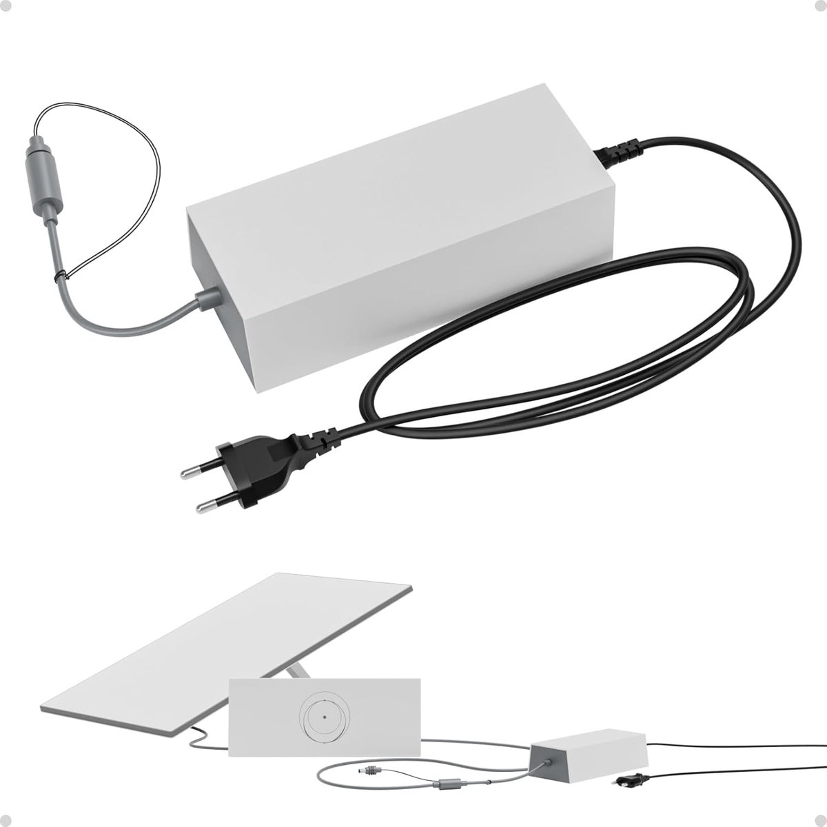 195W Power Supply Adapter Compatible with Starlink Standard Gen 3, C8 Detachable Cable, 100-240V Global Input for Home RV Outdoor Use