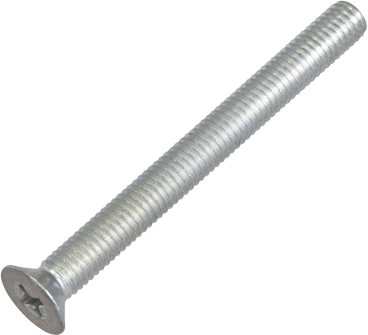 - C58377 - 20 stuks gefreesde kopschroeven M5 x 50 mm met pH-oppervlak - metrische standaard schroefdraad - voor montageschroeven - DIN 965 - van verzinkt staal - kleur zilver