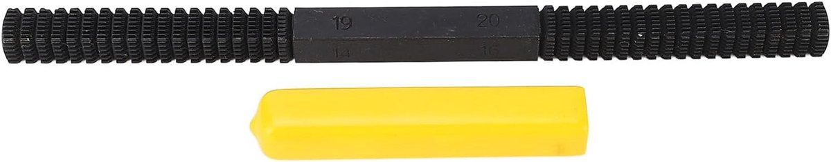 BSP/PF 50 stalen draadreparatievijlen 215 mm rechte groefherstelvijl met antislip rubberen dop, draadcorrectiehardware voor houtmetaaltechniekprojecten