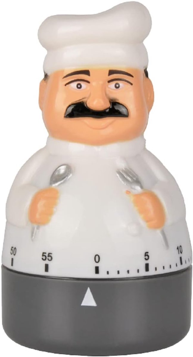 Keukenkooktimer, countdown-timer, mechanische timer, 60 minuten, countdown-timer, kookvormige wekker, geschikt voor kinderen en ouderen, kan worden gebruikt voor het koken