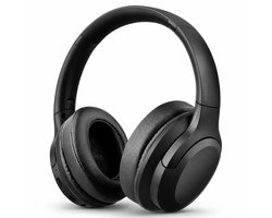 WiseQ ANC Koptelefoon Kinderen – Draadloze Koptelefoon Kind – Active Noise Cancelling – 35u Bluetooth – Hufterproof met Microfoon – Zwart