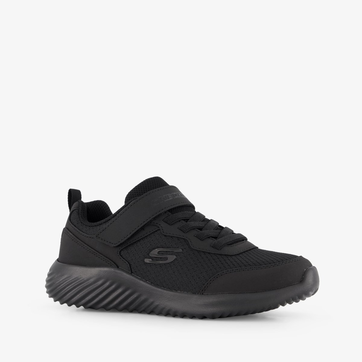 Skechers Bounder - Techrox kinder sneakers zwart - Maat 33