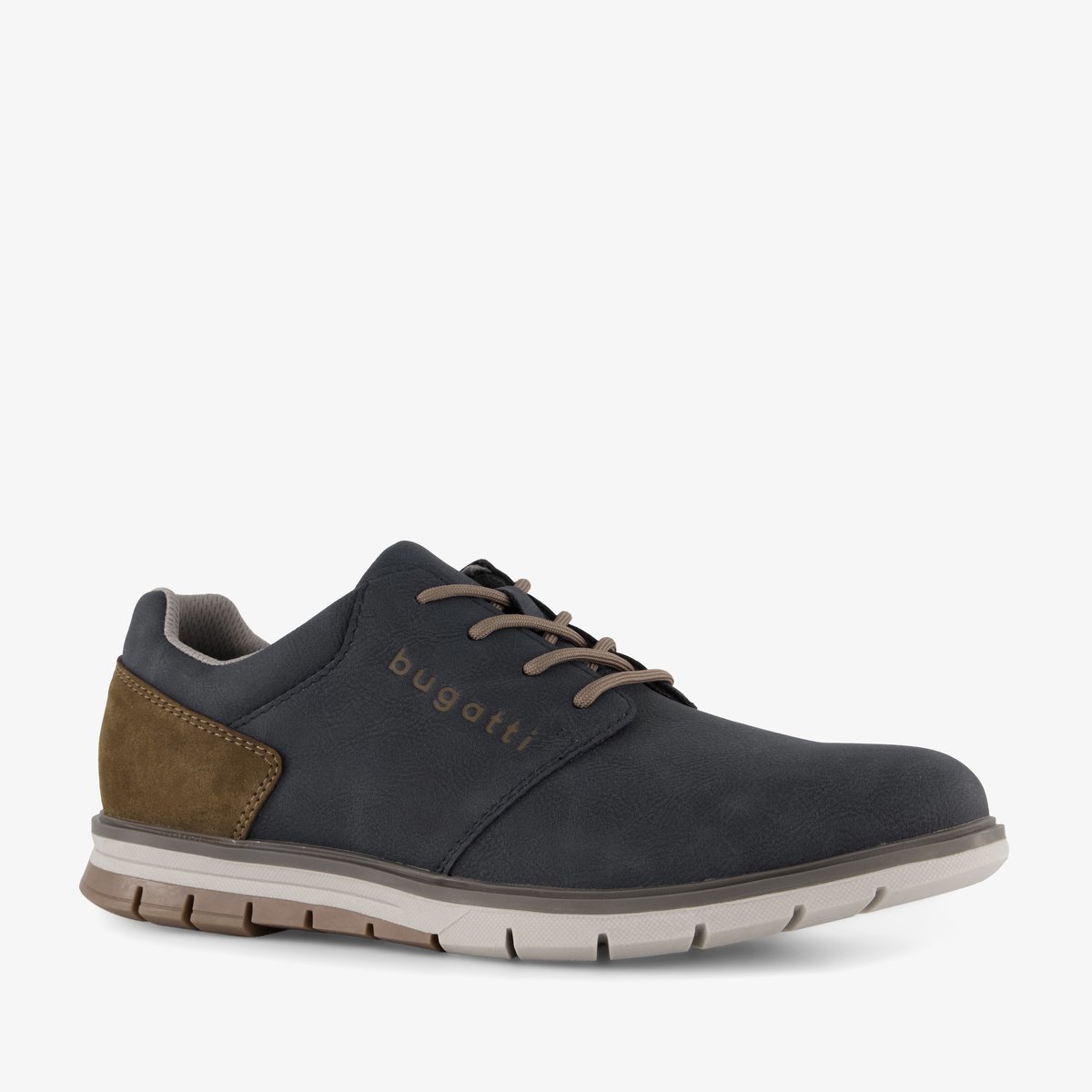 Bugatti heren sneakers blauw - Maat 41 - Uitneembare zool