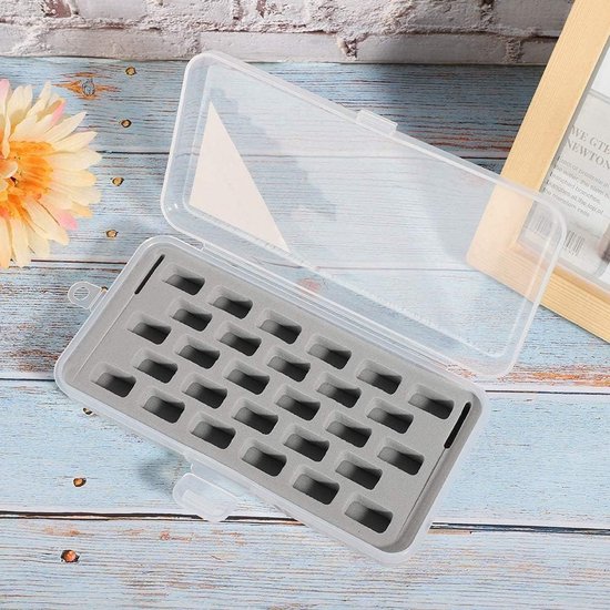 Spoel Case, Plastic Opbergdoos 28 Slots voor Craft Gebruik — afbeelding 2