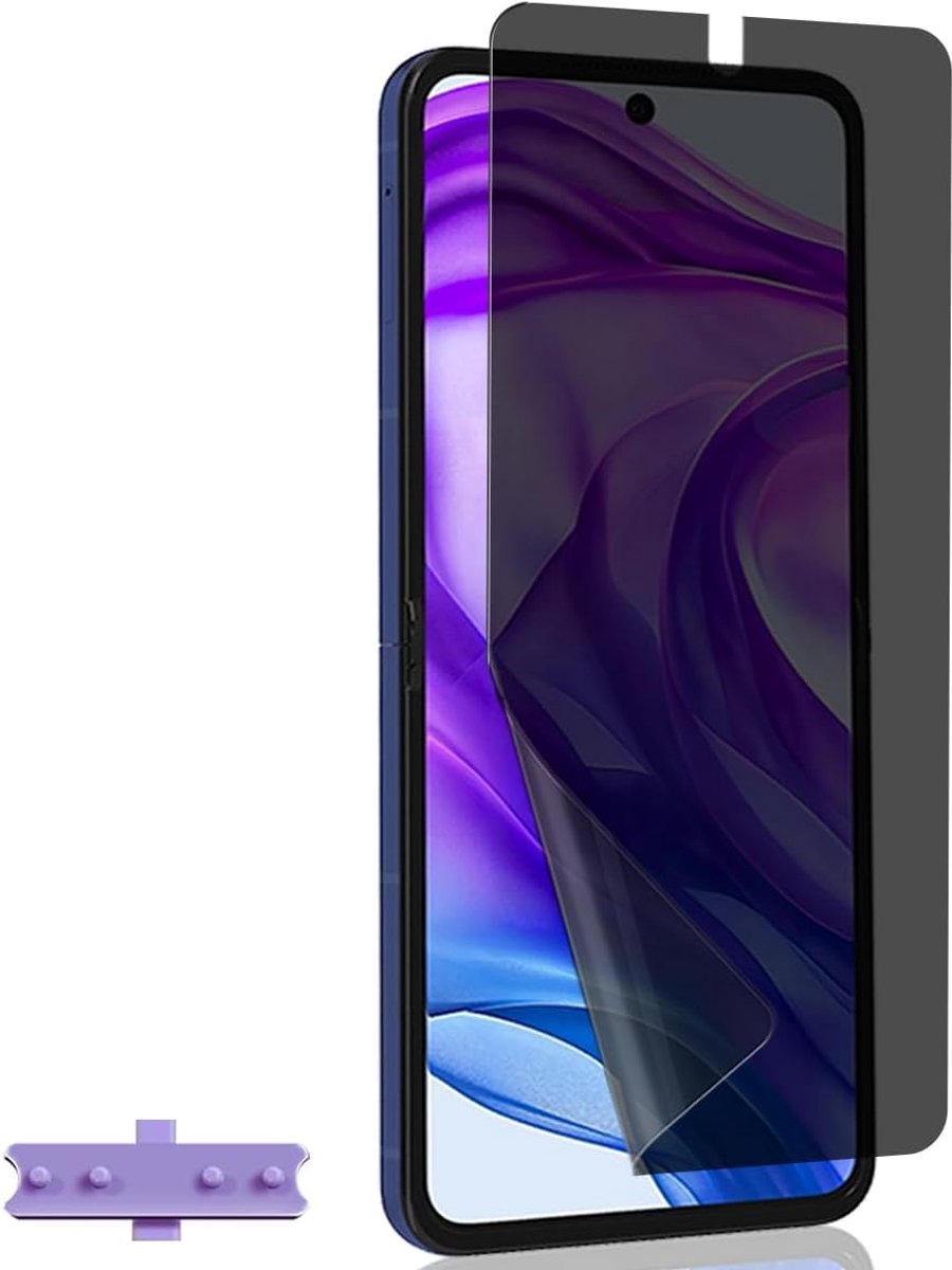 Zichtbescherming schermfolie voor Motorola Moto Razr 50 Ultra/60 Ultra, [1 stuk] Anti-Spy zachte TPU folie, volledige dekking Privacy flexibele schermbeschermfolie voor Moto Razr 50 Ultra/60
