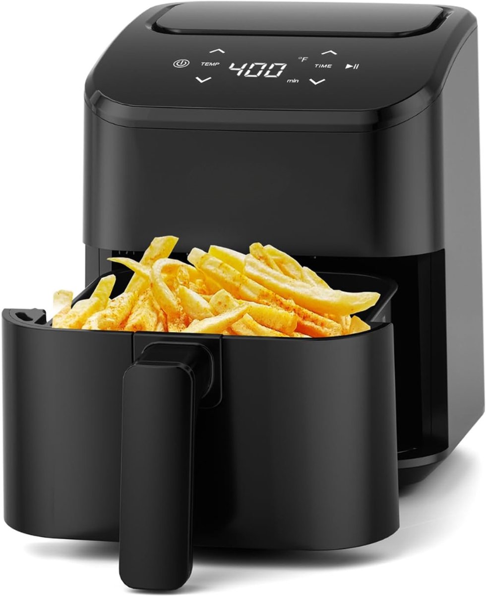 ZRNS® Mini Airfryer - Heteluchtfriteuse Klein - Compact - Bakken | Braden | Opwarmen