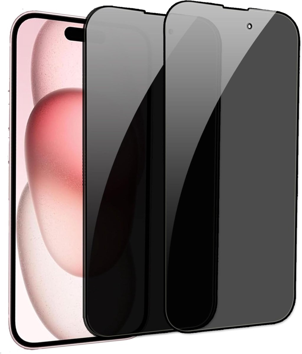 Pantserglas voor iPhone 15, anti-peeping privacyfolie, anti-spy beschermglas
