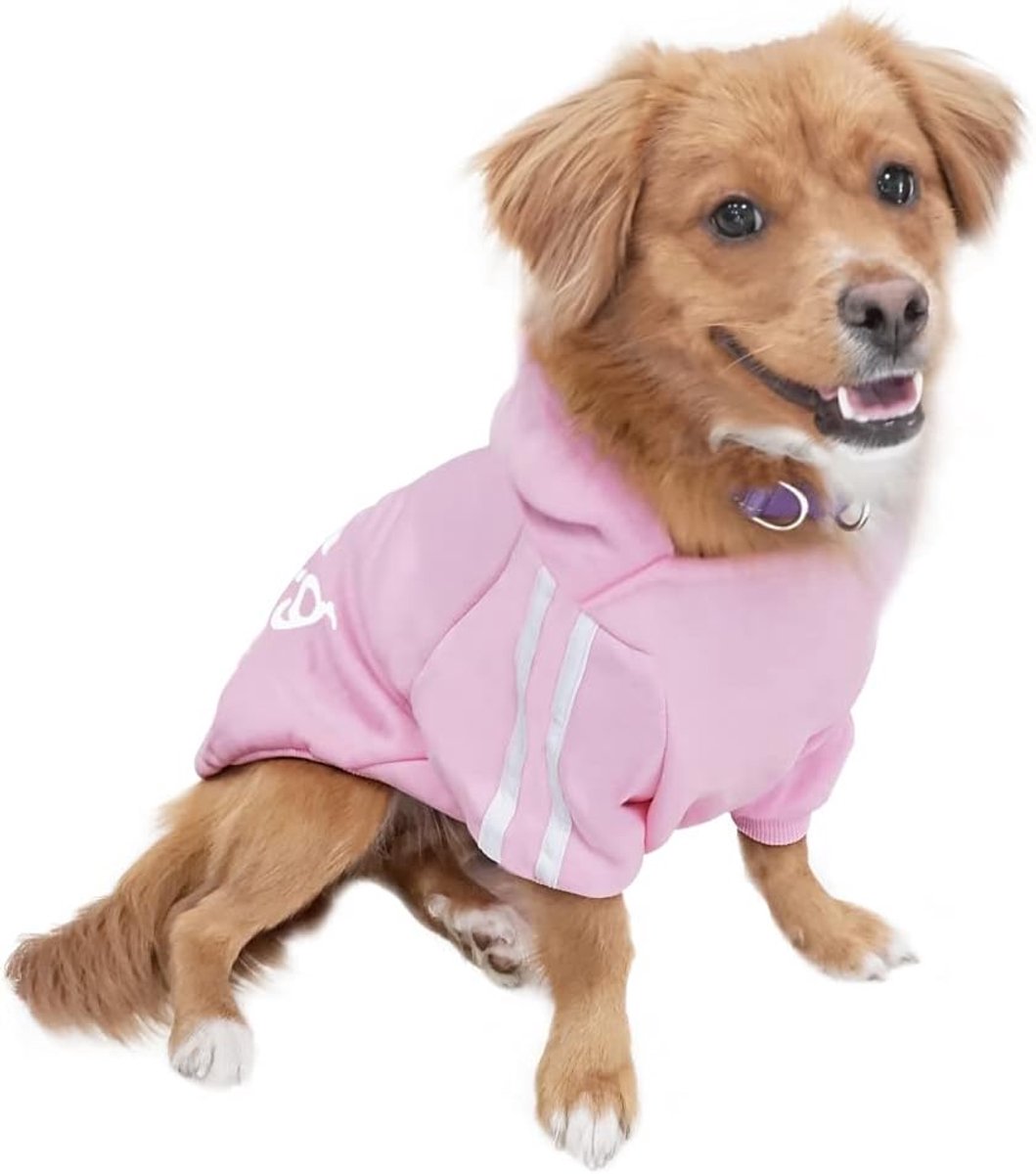Sweater Hondenkleding, hondenjas, roze, maat L