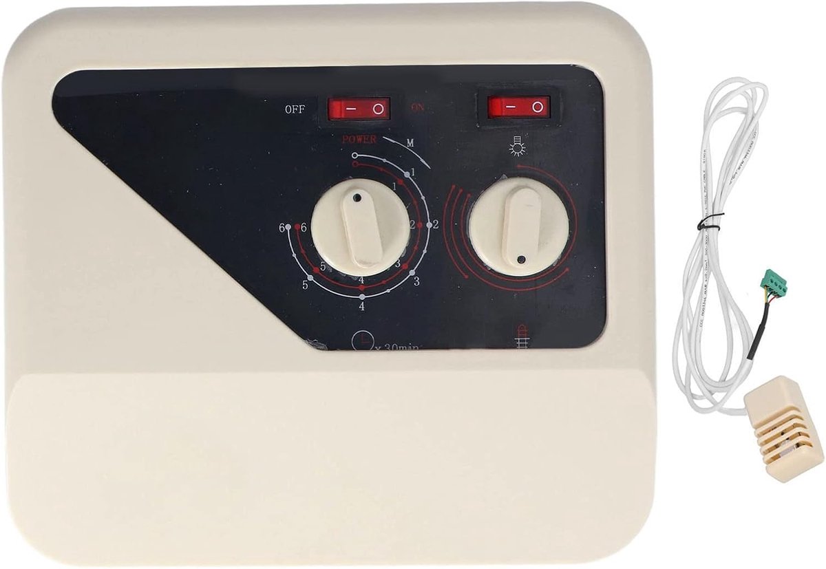 Kachel Controller, 380V Externe Digitale Controller Sauna Heater Kachel Controller Eenvoudige Installatie Vervanging Sauna Temperatuur Controller Voor Sauna Kachel 9.8X8.7X3.5 Inch