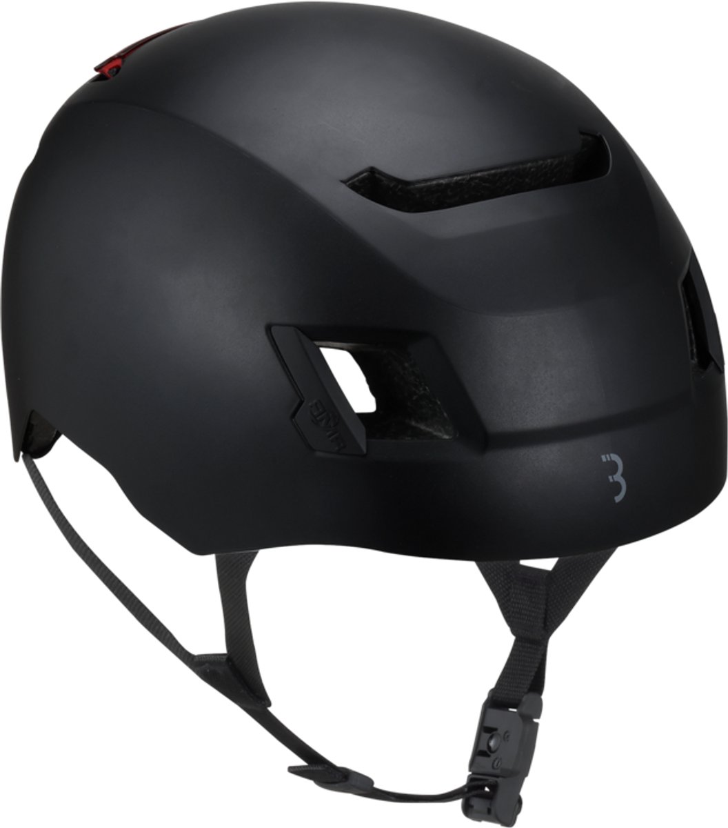BBB Cycling BackStreet E-bike Fietshelm met Verlichting - Geavanceerde ERT Bescherming - Magnetische Fidlock Sluiting - Mat Zwart - L - BHE-185