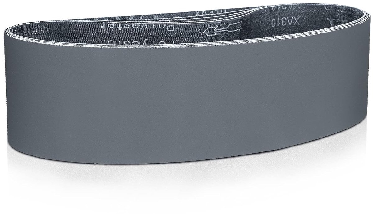 Schuurband 100x915mm 5 Stuks Korrel800 voor Bandschuurmachine | Siliciumcarbide schuurband met ultrafijne korrel voor hoogwaardige metaalafwerking en scherp slijpen