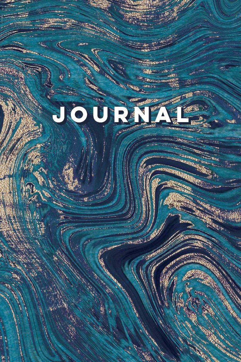 A Blank, Lined Journal Diary and Composition Notebook for Women, Men, Teens, Girls and Boys, with Fill-In Subject Header Labels | College ... Gold & Indigo Navy Blue Marble Soft Cover