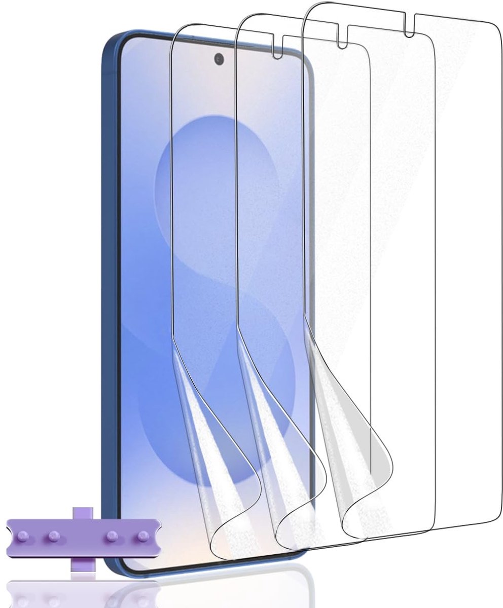 SolidKeus - Set van 3 Flexibele Screen Protectors voor Smartphones