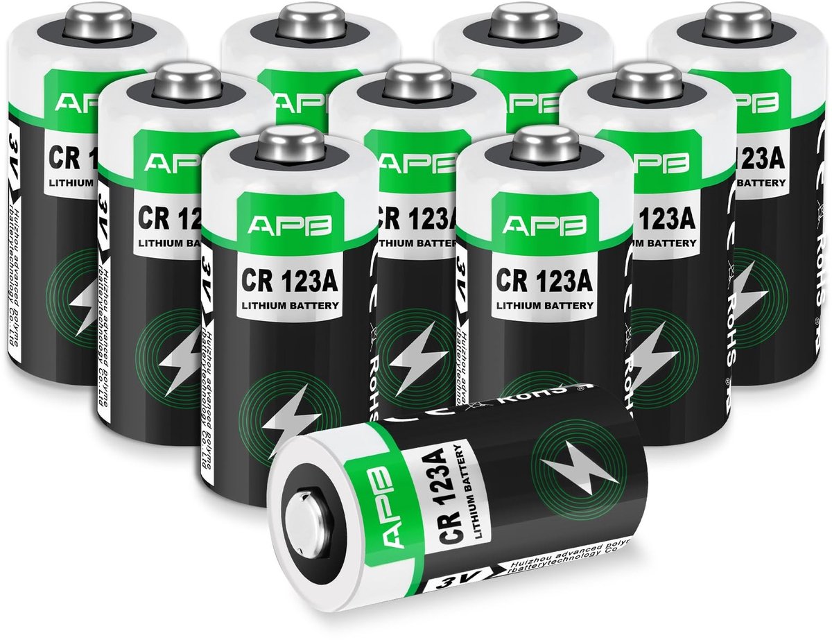 SolidKeus - Speciale CR123A Batterijen voor Elektronische Apparaten