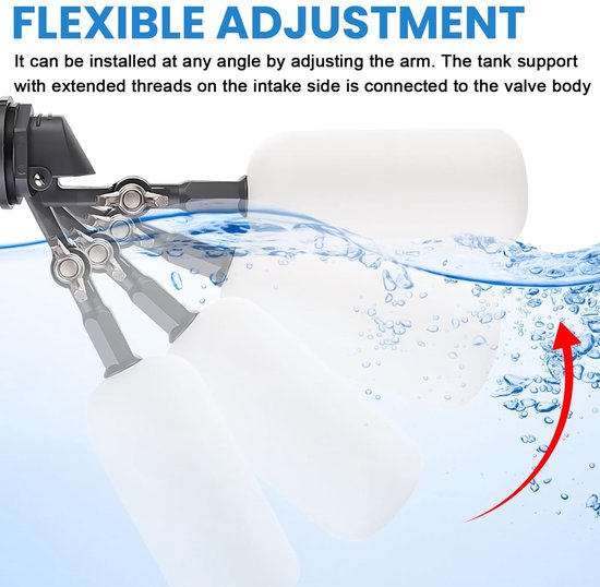 SolidKeus - Mini Float Valve Set van 5 voor Waterniveaubeheer — afbeelding 2