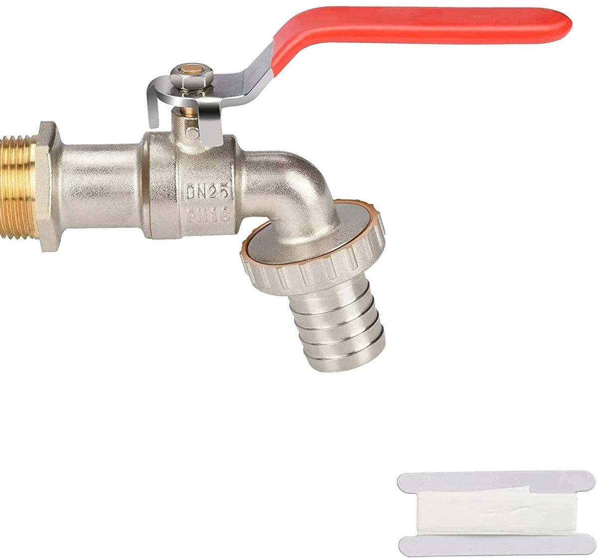 SolidKeus - IBC Tank Adapter met 1 Inch Draadverbinding van Messing