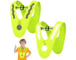 SolidKeus - Reflecterende Veiligheidsvesten voor Kinderen (Set van 2)