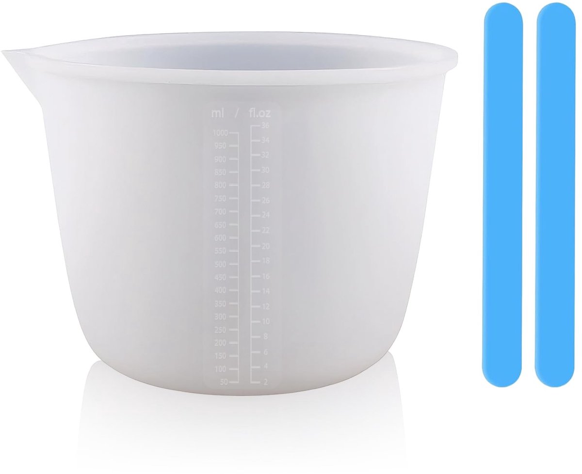 SolidKeus - Siliconen Meetbeker 1000 ml