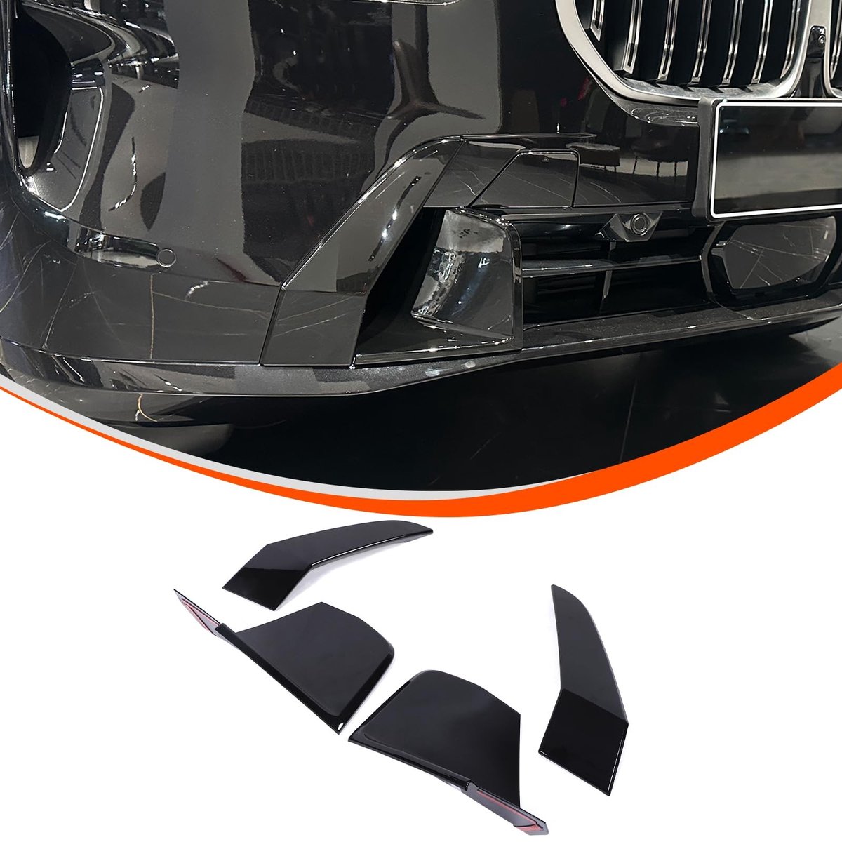 SolidKeus - Voorgrille Luchtinlaat Trim voor Luxe Auto's 2023-2025
