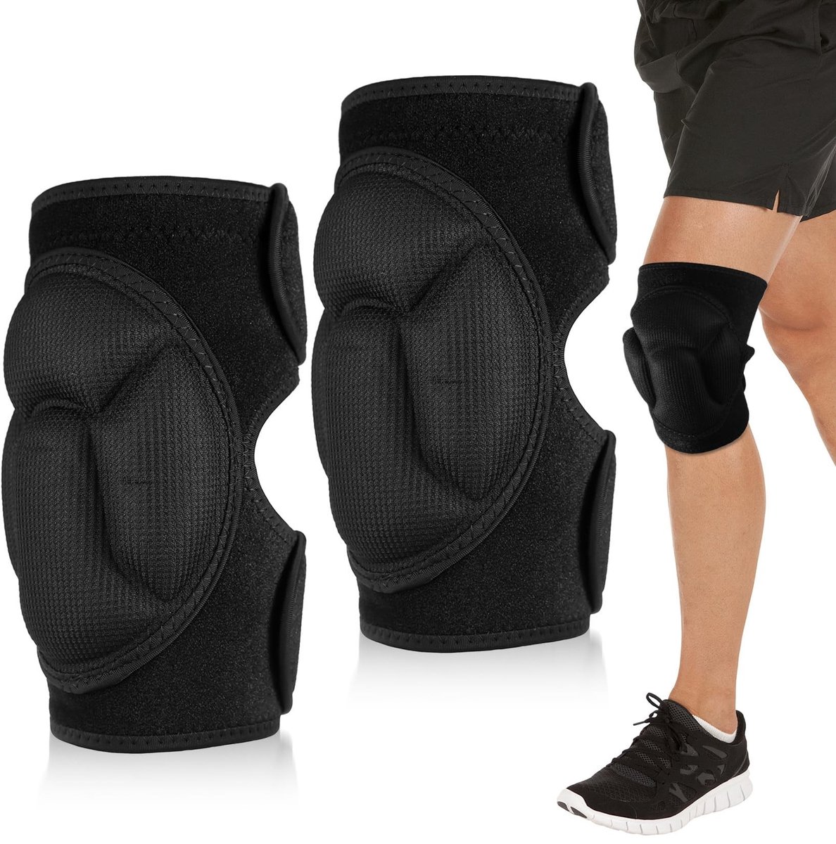 SolidKeus - Paar Kniebeschermers van EVA Foam voor Diverse Activiteiten
