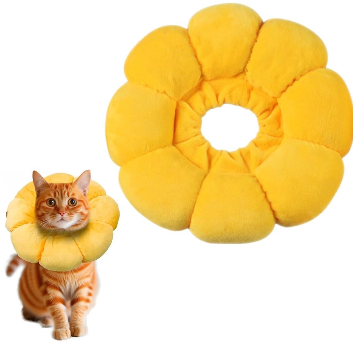 SolidKeus - Anti-Lick Kattenhalsband voor Wondbescherming en Comfort