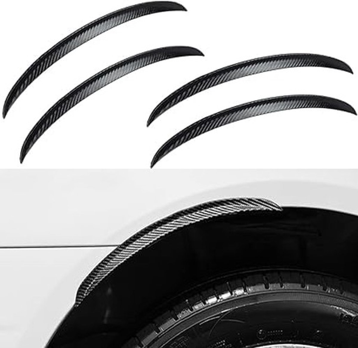 SolidKeus - Universele Rubber Wielkappen voor Auto, 20 mm