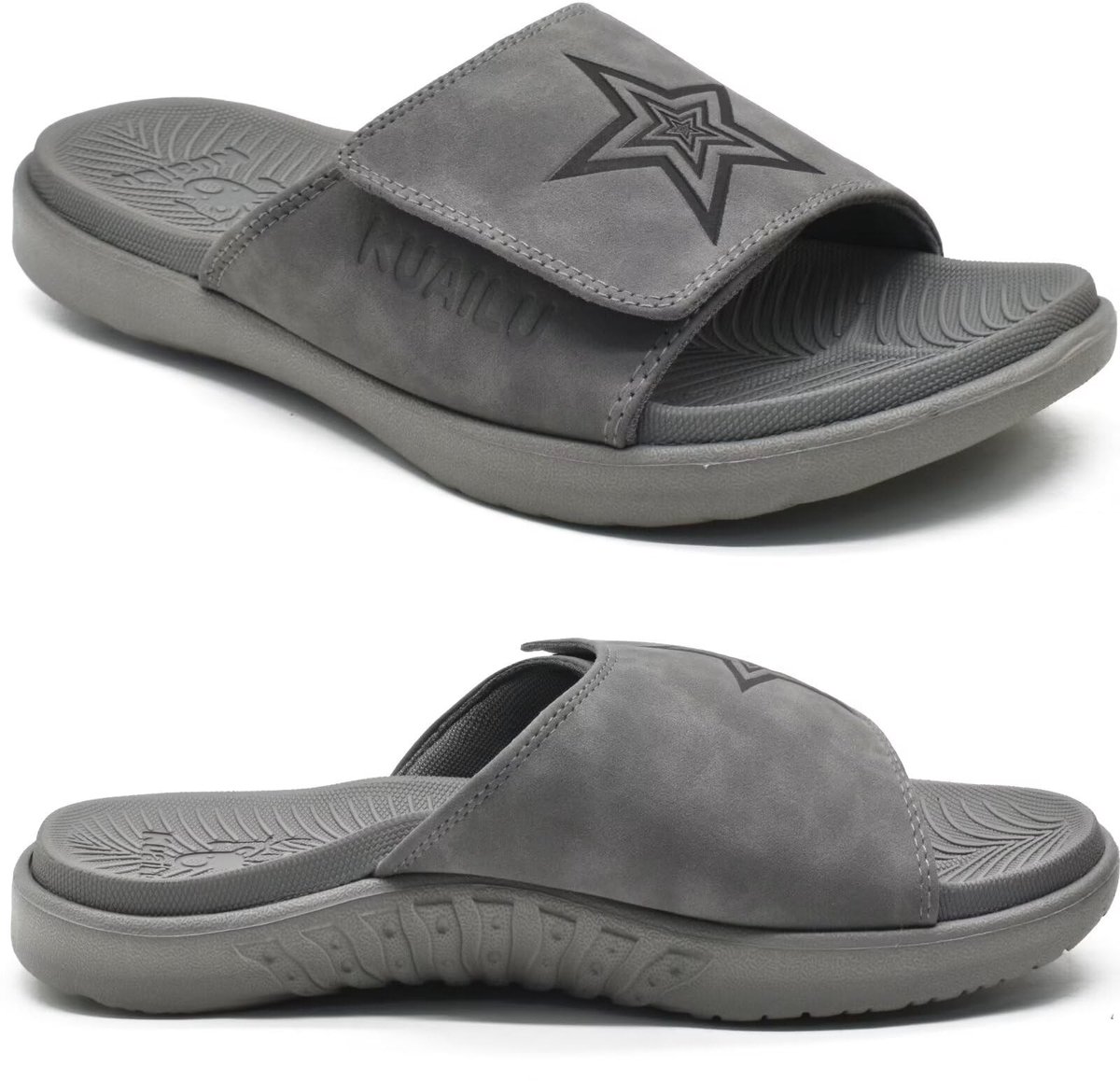 SolidKeus - Zachte Sportsandalen voor Mannen met Ondersteuning voor Plantenfasciitis