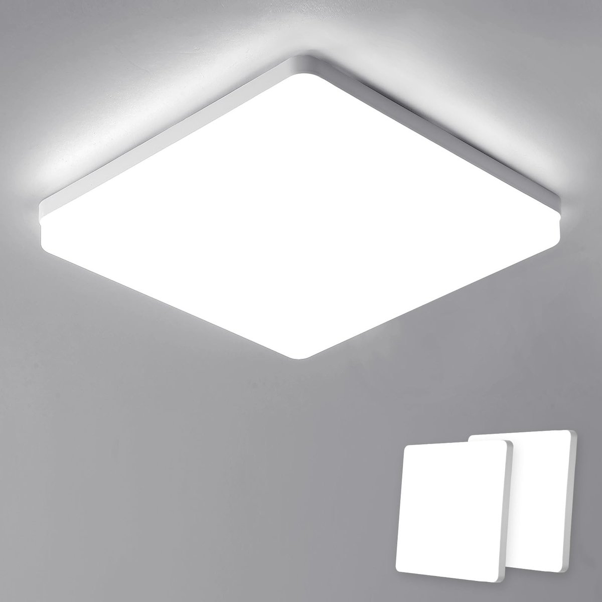 SolidKeus - Moderne LED Plafondlamp 48W met IP44 voor Badkamer en Keuken