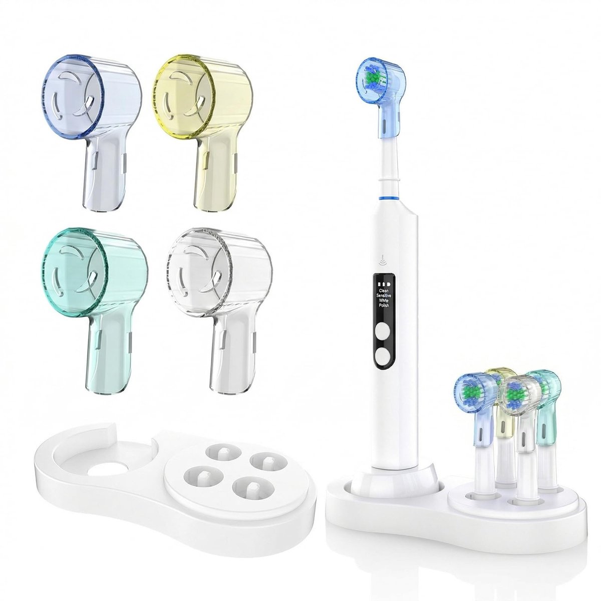 SolidKeus - 4 Stuks Tandenborstelkoppen voor Oral-B & iO-serie