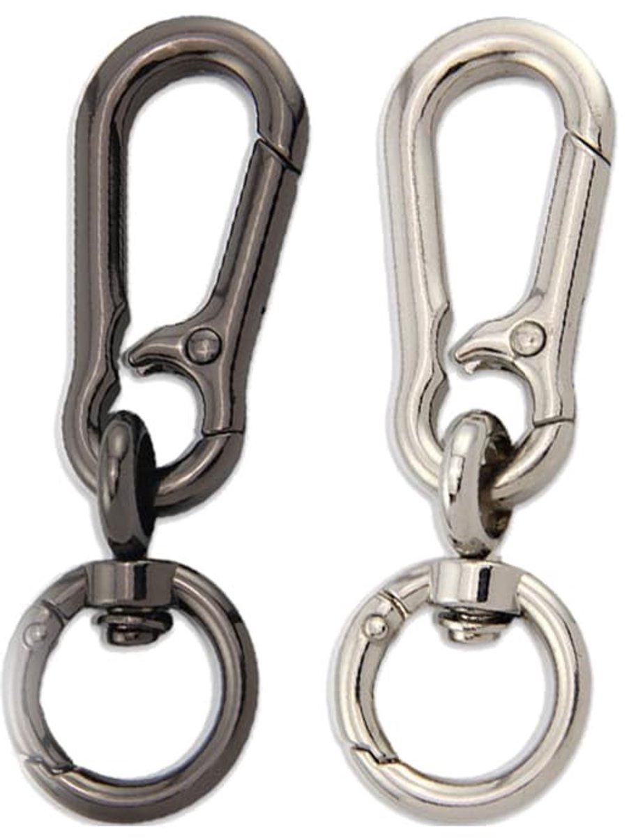 SolidKeus - Set van 10 Sleutelhangers met Carabiners