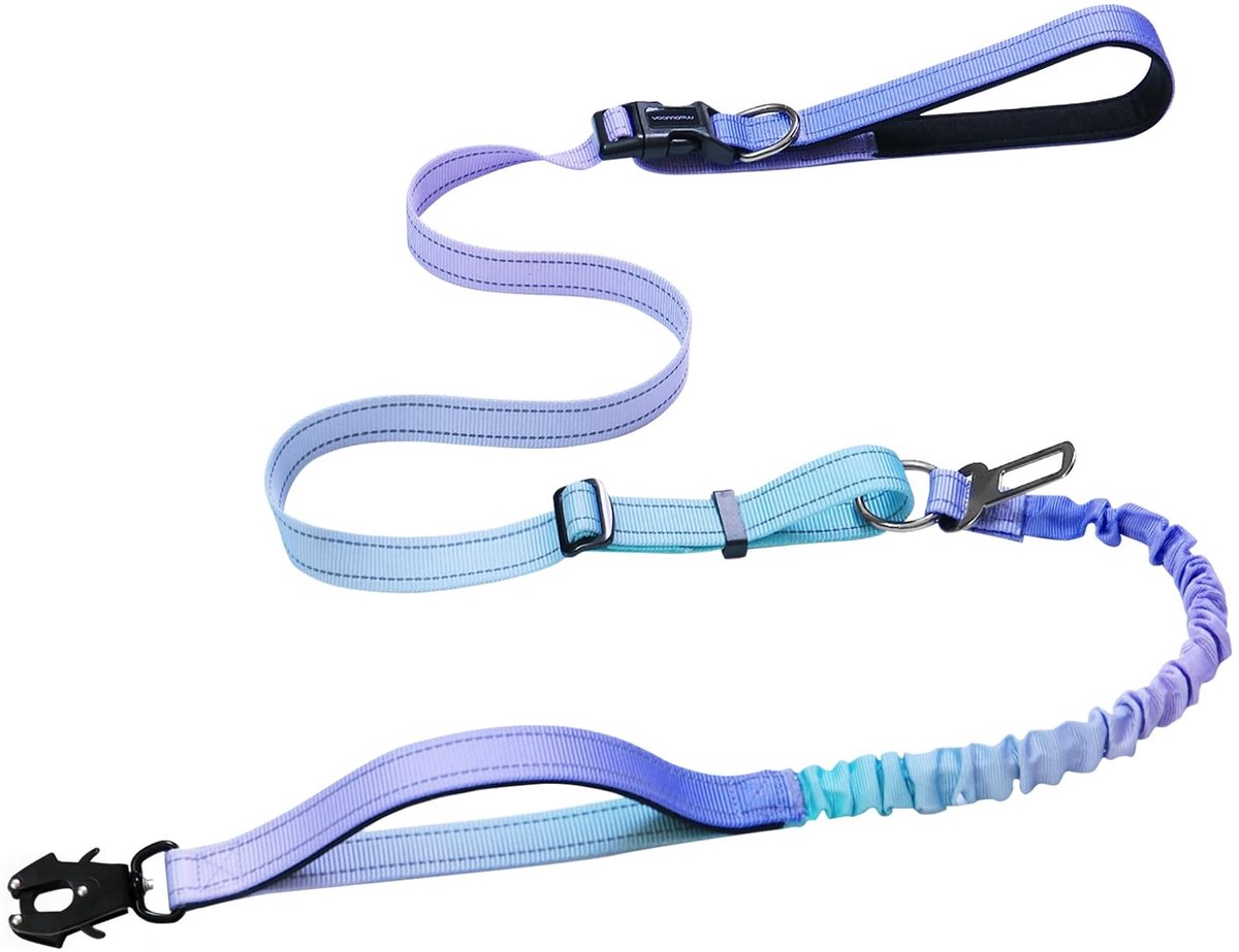 SolidKeus - Handsfree Hondenriem met Bungee en Snelle Ontgrendeling