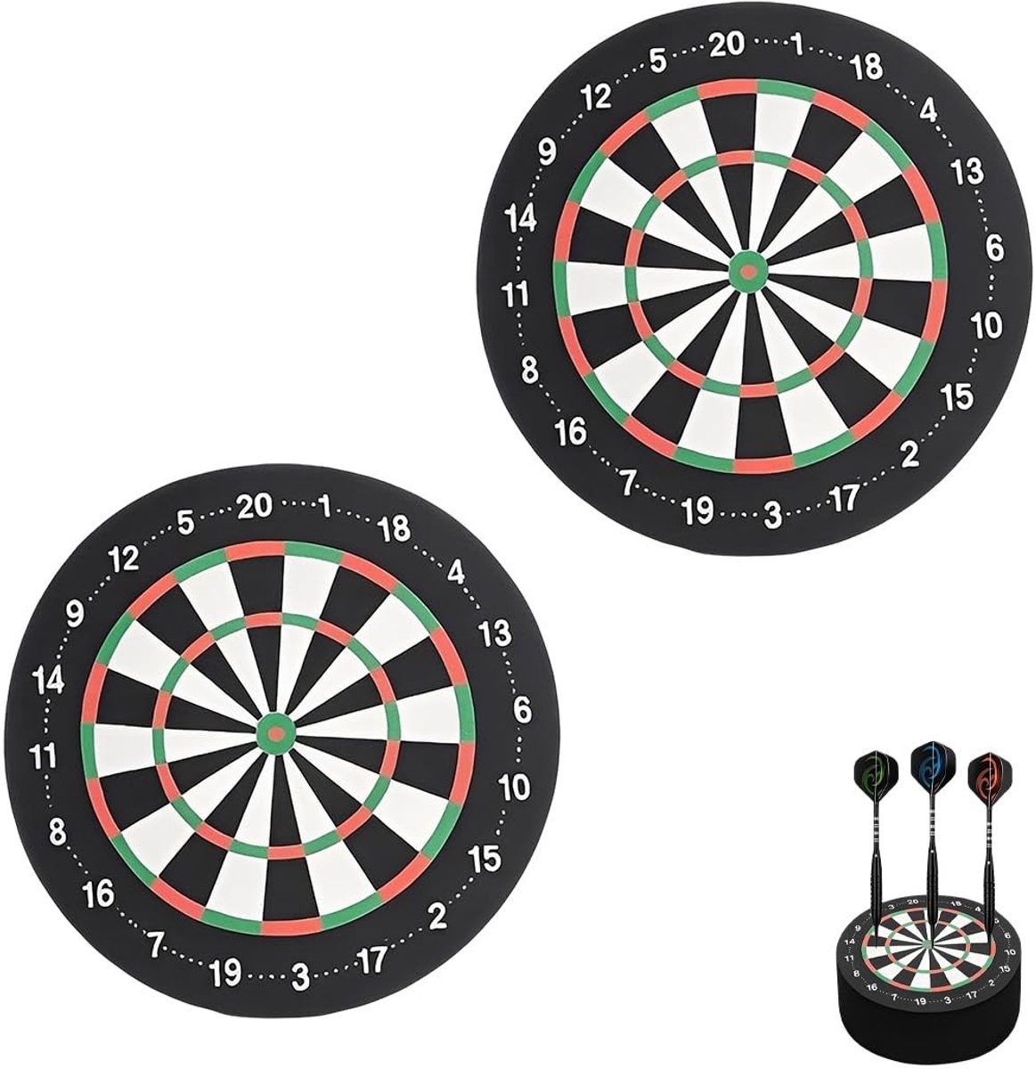 SolidKeus - Set van 2 Dartborden met Houders