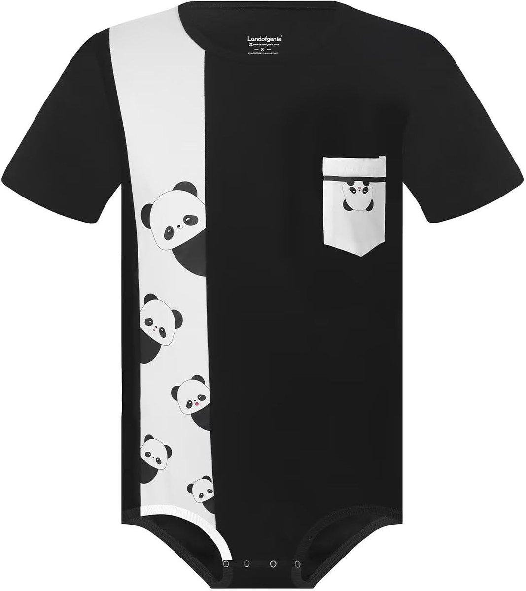 SolidKeus - Heren Katoen Onesie Jumpsuit Bodysuit
