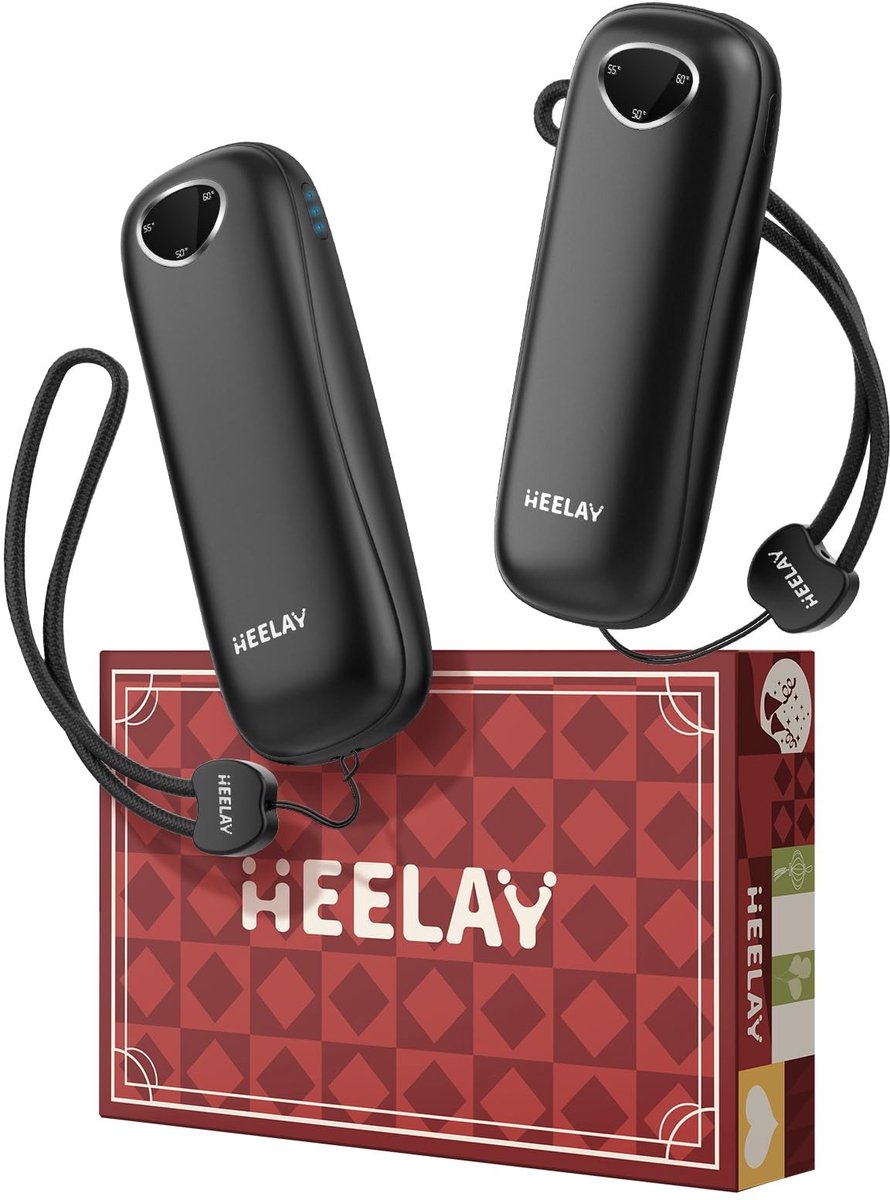 SolidKeus - Oplaadbare Handwarmers 10000mAh Set van 2