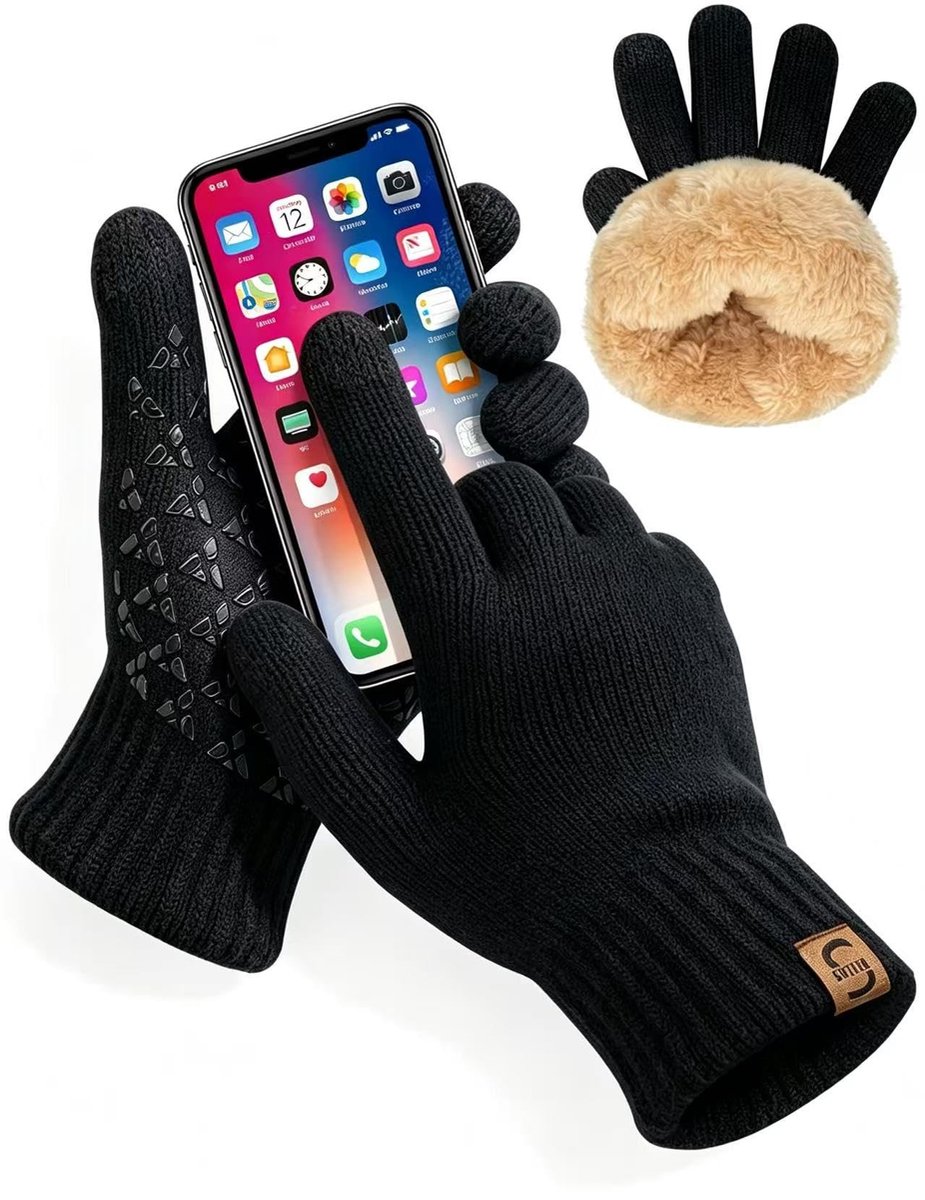 SolidKeus - Dikke Winterhandschoenen met Touchscreen en Fleece Voering