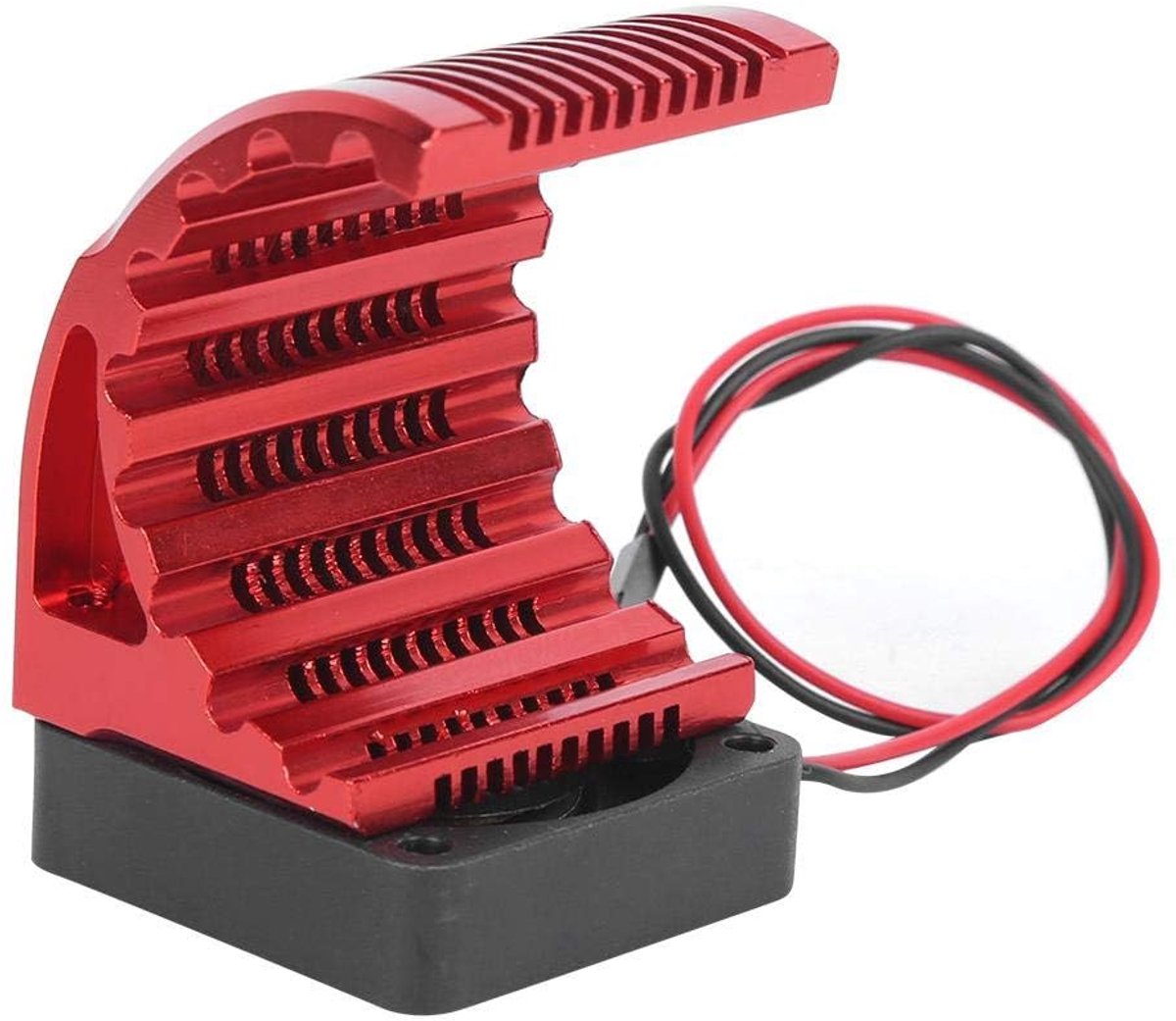 Motorkoellichaam, aluminiumlegering en kunststof motor koellichaam met ventilator Rc Car Upgrade accessoires voor 4274 7282 1515 Rc Car 42 mm Motor Rc Ventilator