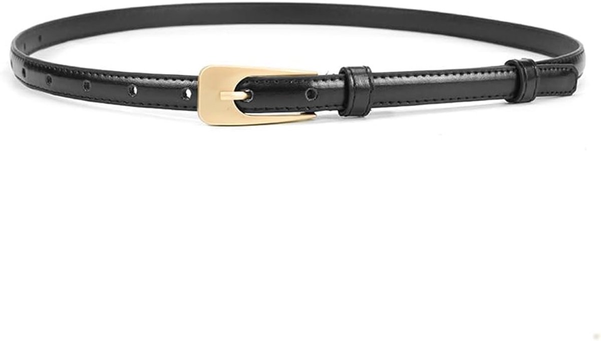 Tailleriem voor dames, dunne riem met gesp, jurkriem, skinny leren riem, smalle leren riem, elegante heupriem voor jeans, jurk, broek