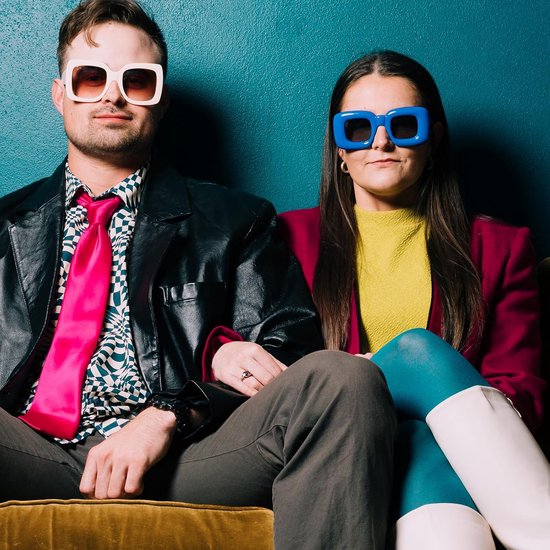 Keeper Trendy Vierkante Zonnebril Voor Vrouwen Mannen Mode Zonnebril Gekleurd Dik Frame Vierkante Tinten Cool Grappige Nieuwigheid Rave Party Bril — afbeelding 2