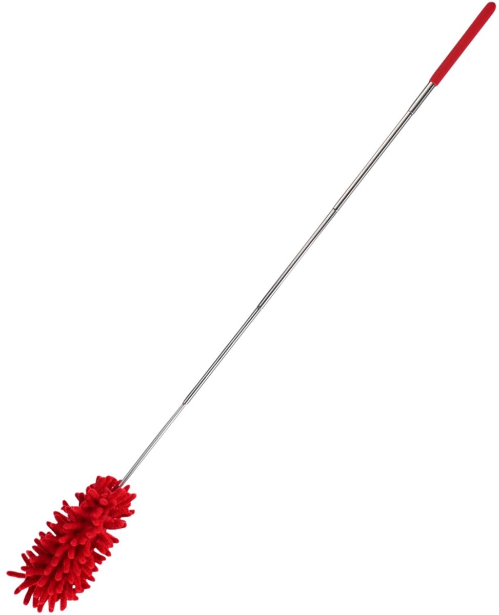 Westmark Telescopische Plumeau - Uitschuifbare Stofwisser met Wasbare Hoes - Verlengbare Reinigingsborstel voor Spinnenwebben, Stofverwijdering & Huishoudelijke Reiniging - Kunststof & Polyester