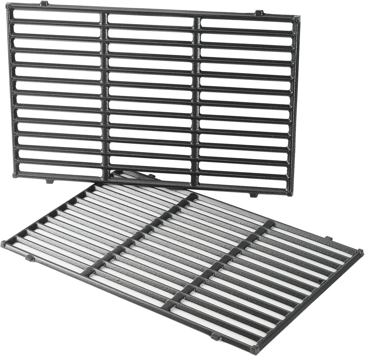 Set van 2 Gietijzeren Grillrooster voor Weber Genesis E-310 E-320 E-330 S-310 S-320 S-330(2011-2016) Gasbarbecues, Kookrooster Roosters, Reserveonderdeel voor Weber 7528 7524, 49,5 x 32,8cm