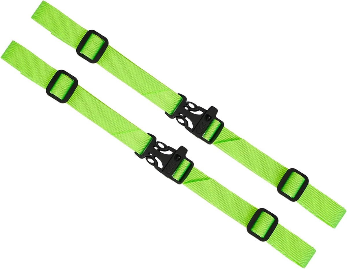 Verstelbare borstband voor rugzak, 2 stuks rugzakriemen met gesp en fluitje, nylon rugzak-borstband voor wandelen en reizen