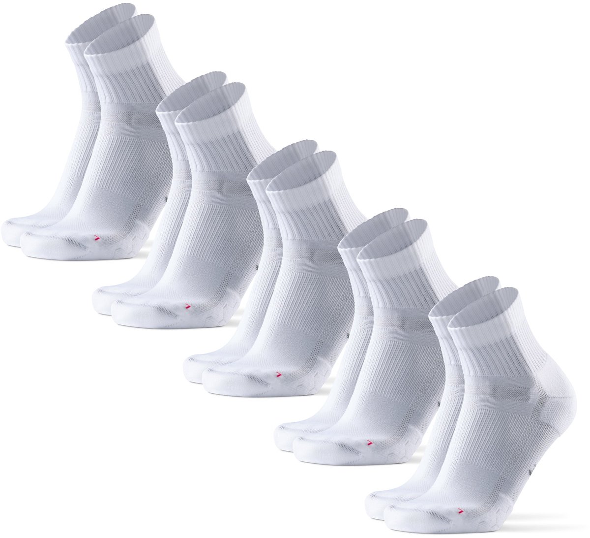 DANISH ENDURANCE Hardloopsokken voor Lange Afstanden - Blarenbescherming - Unisex - 5 paar - 39-42