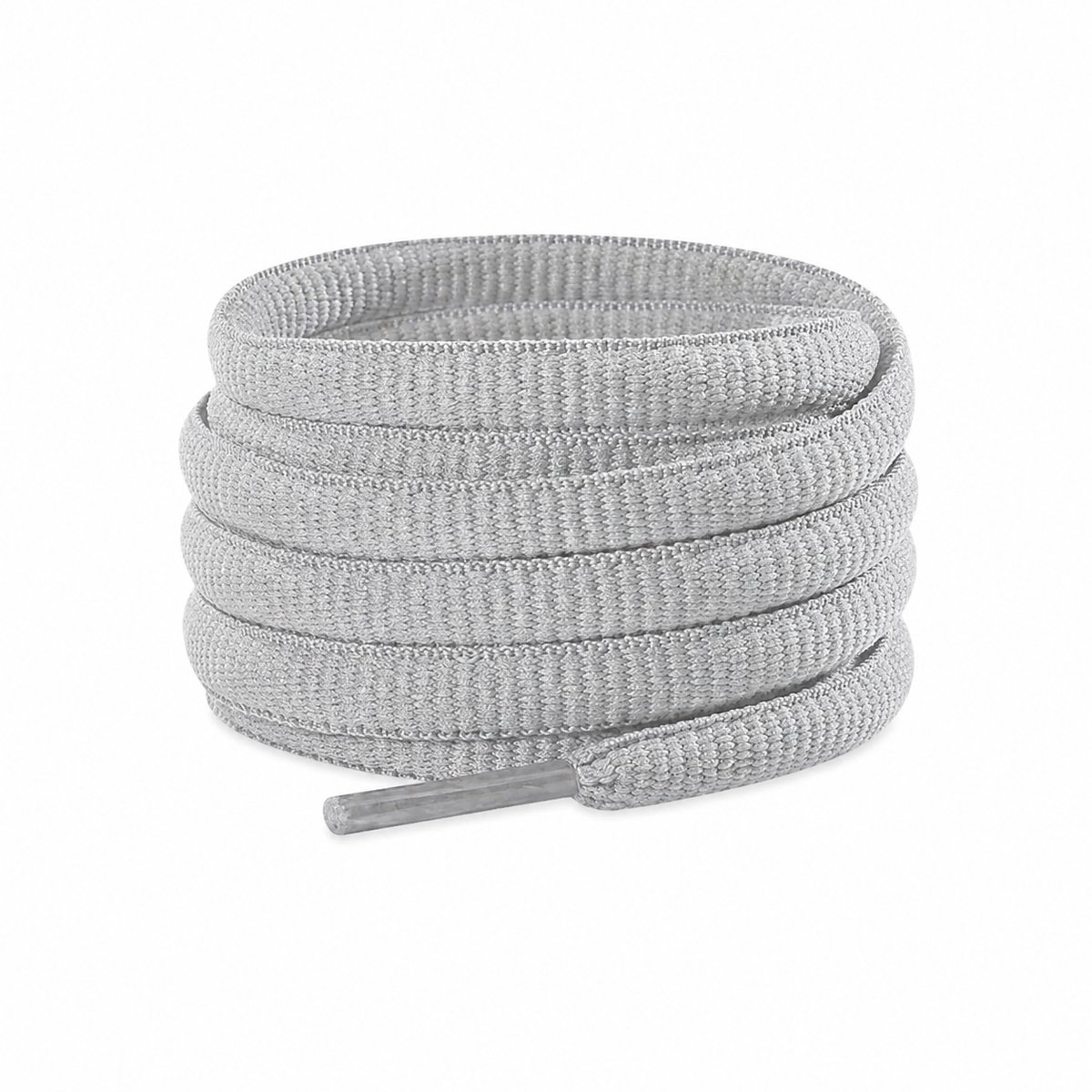 Ovale veters Cirotti | Lichtgrijs | Asics veters | New Balance veters | 6mm | 120cm | Schoenaccessoires - Schoenveters - Veters