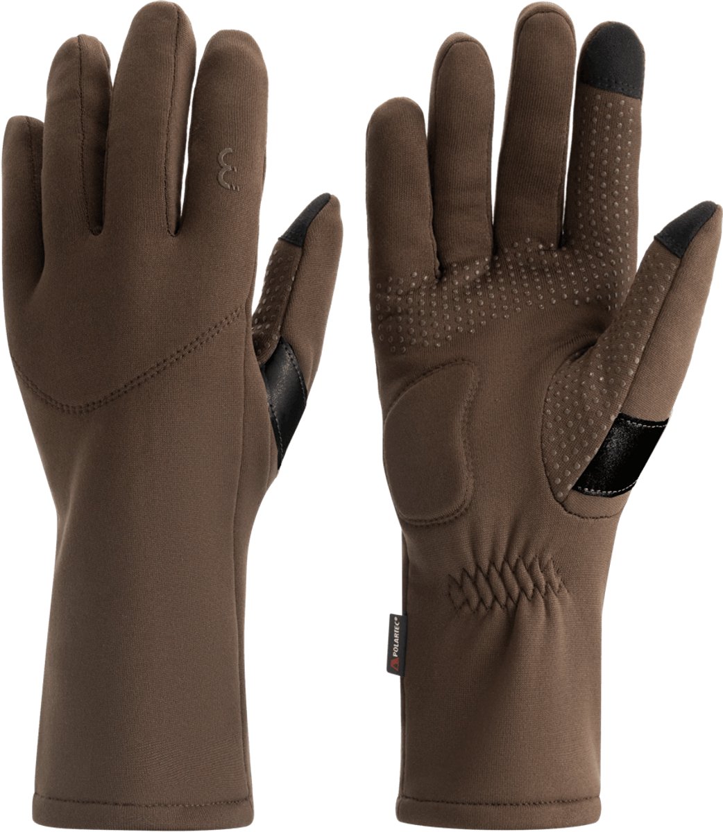 BBB Cycling Transit Polartec Fietshandschoenen Winter - Thermische Isolatie - Touchscreen Compatibel - Bruin - XS - BWG-51