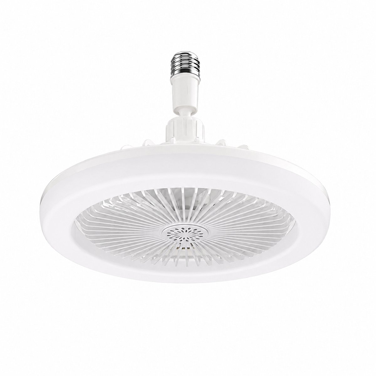 Sello! plafondventilator met verlichting – plafondlamp – drie snelheden – drie lichtkleuren – stil – afstandsbediening – wit