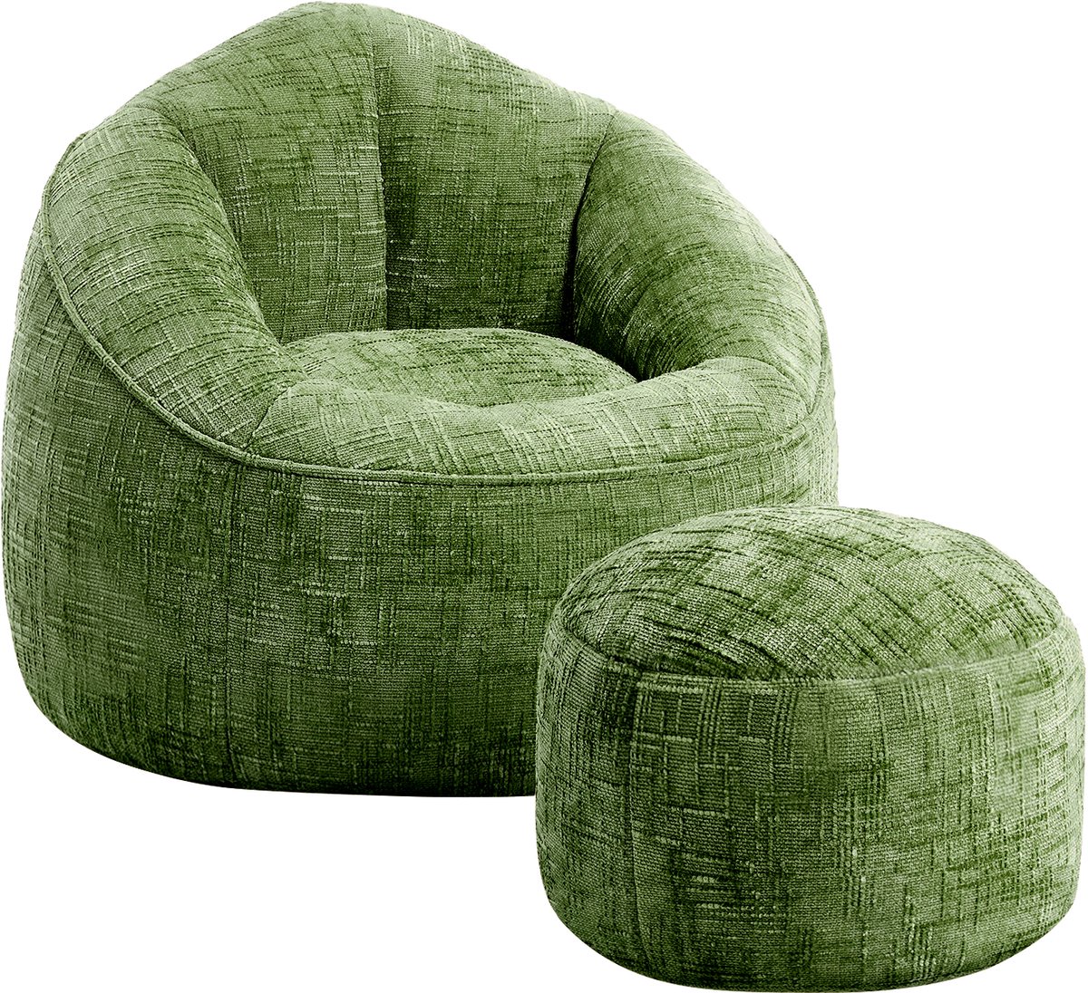 Lexzurn zitzak - Grote zitzak voor 2 personen - comfortabele lounge zitzak voor woonkamer - slaapkamer en gamingruimte - Zwart